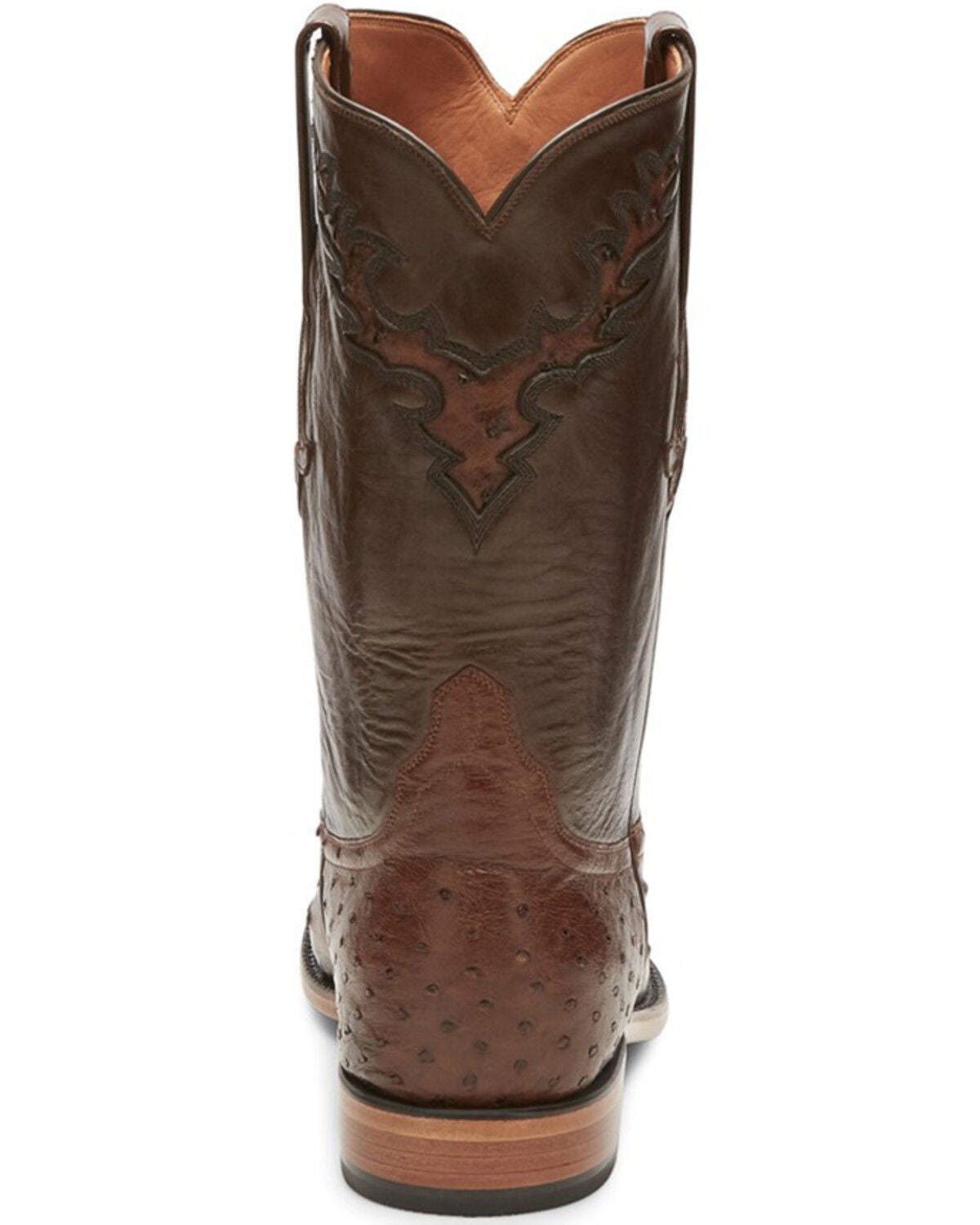 Tony Lama Men's Exotic Ostrich Skin Western Boots - Round Toe