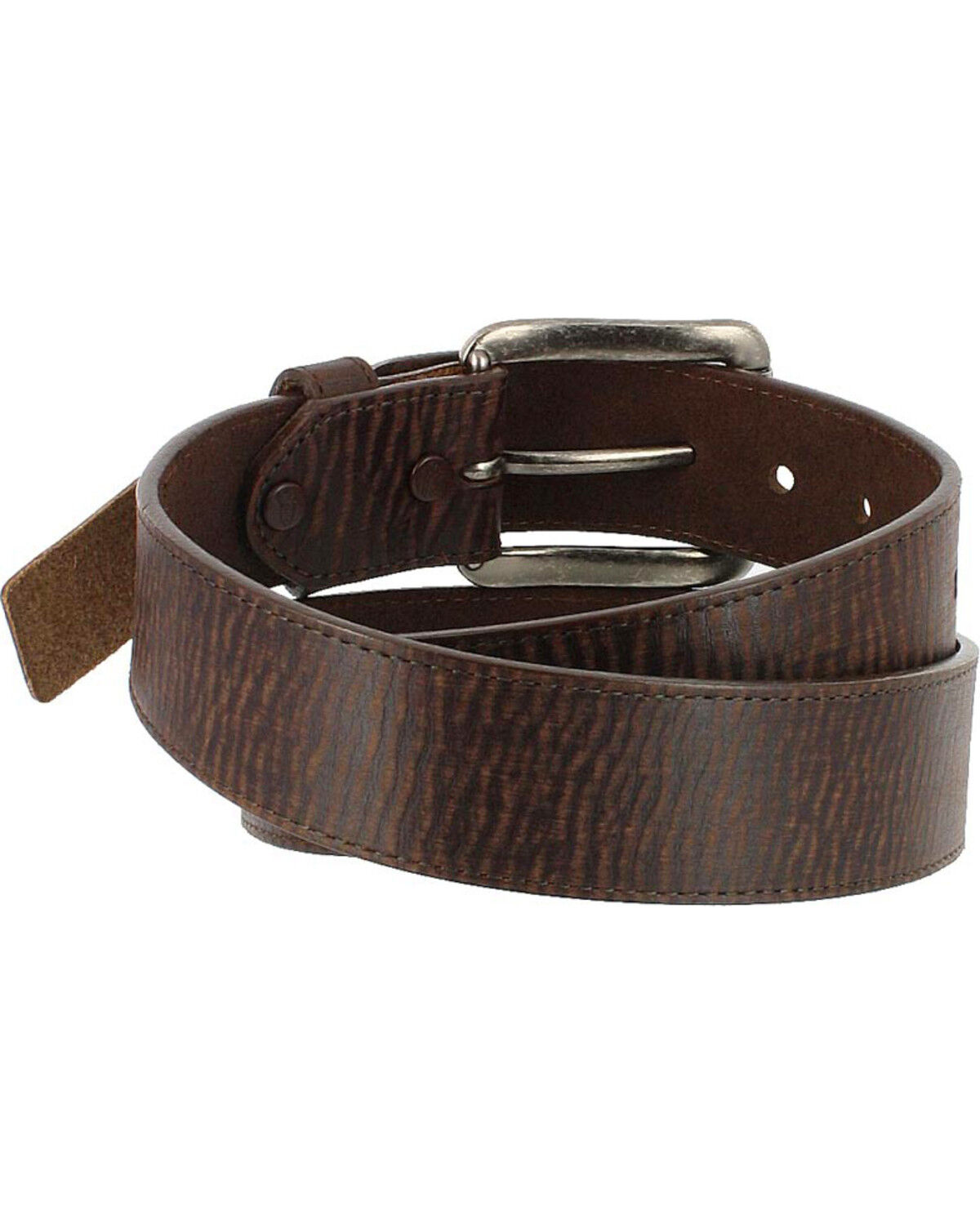 Image #3 - Justin Men's Bomber Belt, Brown, hi-res