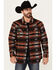 Image #1 - Moonshine Spirit Men's Smoke Cover Southwestern Print Long Sleeve Snap Western Shirt, Multi, hi-res