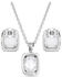 Image #2 - Montana Silversmiths Women's Star Light's Bliss Crystal Jewelry Set - 2 Piece, Silver, hi-res