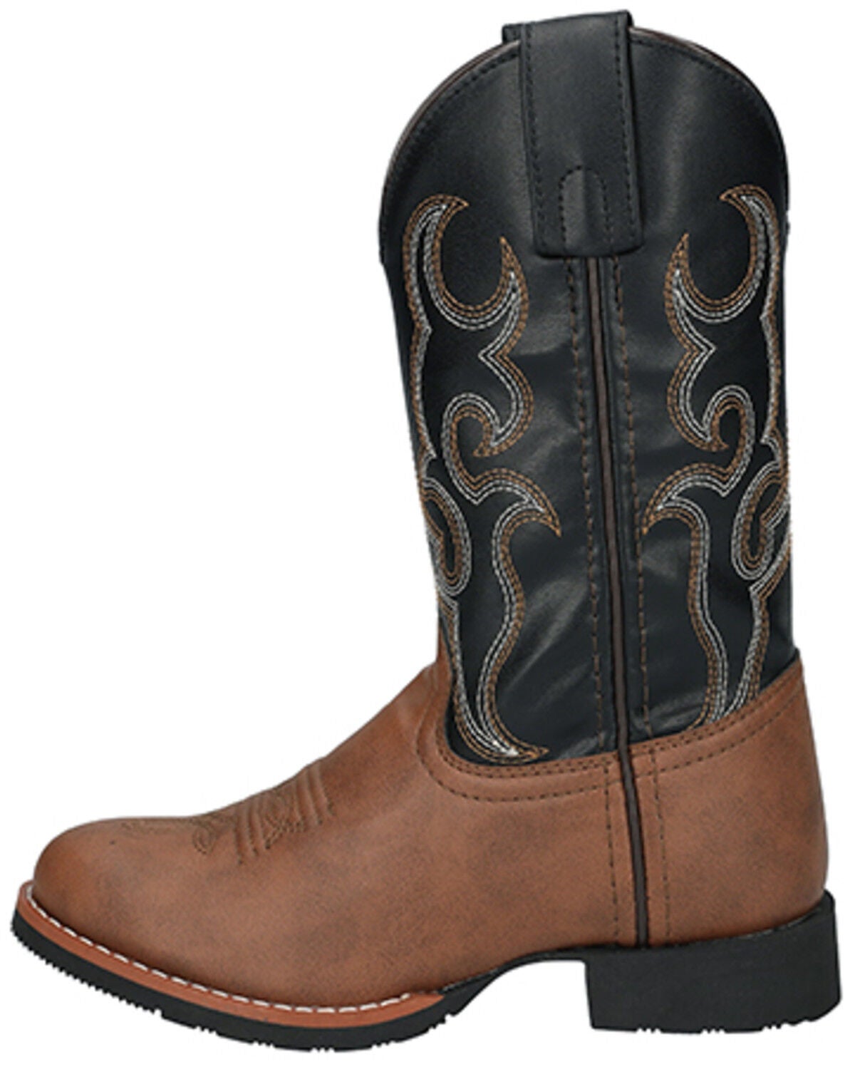 Image #3 - Smoky Mountain Boys' Mustang Western Boots - Round Toe, Brown, hi-res