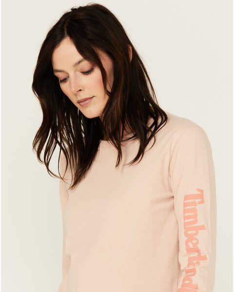 Timberland PRO® Women's Core Long Sleeve T-Shirt, Pink, hi-res