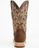 Image #5 - Tanner Mark Men's Exotic Full Quill Ostrich Western Boots - Broad Square Toe, Brown, hi-res