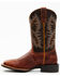 RANK 45 Men's Rino Canela Xero Gravity Performance Western Boots - Broad Square Toe , Brown, hi-res