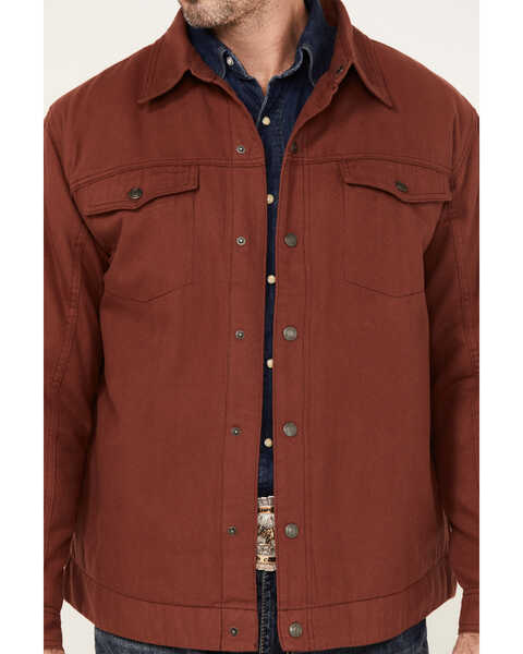 Image #3 - Justin Men's Umber Jackson Shirt Jacket, Rust Copper, hi-res