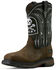 Image #2 - Ariat Men's WorkHog&reg; XT Bolt Skull Waterproof Work Boots - Carbon Toe, Brown, hi-res
