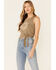 Image #1 - Shyanne Women's Sun & Moon Graphic Tie-Front Tank Top, , hi-res
