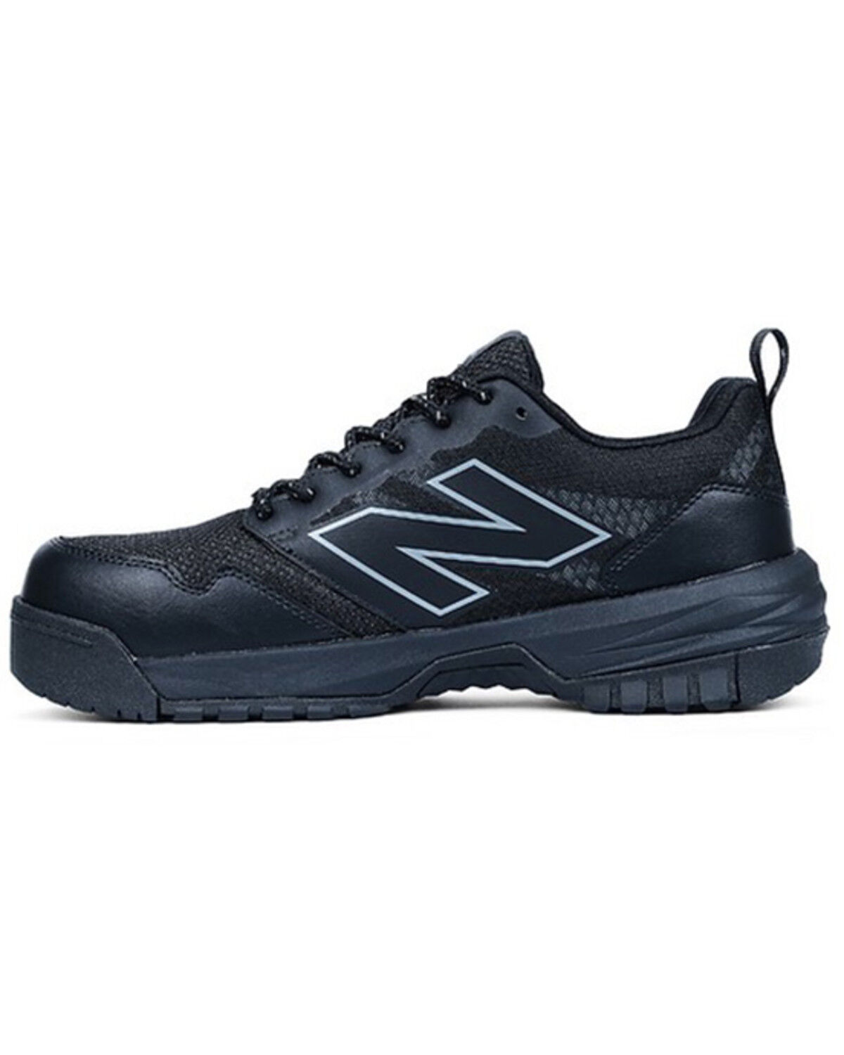 Image #3 - New Balance Men's Quickshift Slip Resisting Work Shoes - Composite Toe, Black, hi-res