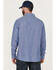 Image #4 - Hawx Men's Chambray Sun Protection Long Sleeve Button-Down Western Shirt - Tall, Blue, hi-res