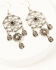 Image #1 - Shyanne Women's Moonrise Canyon Dreamcatcher Earrings, Silver, hi-res