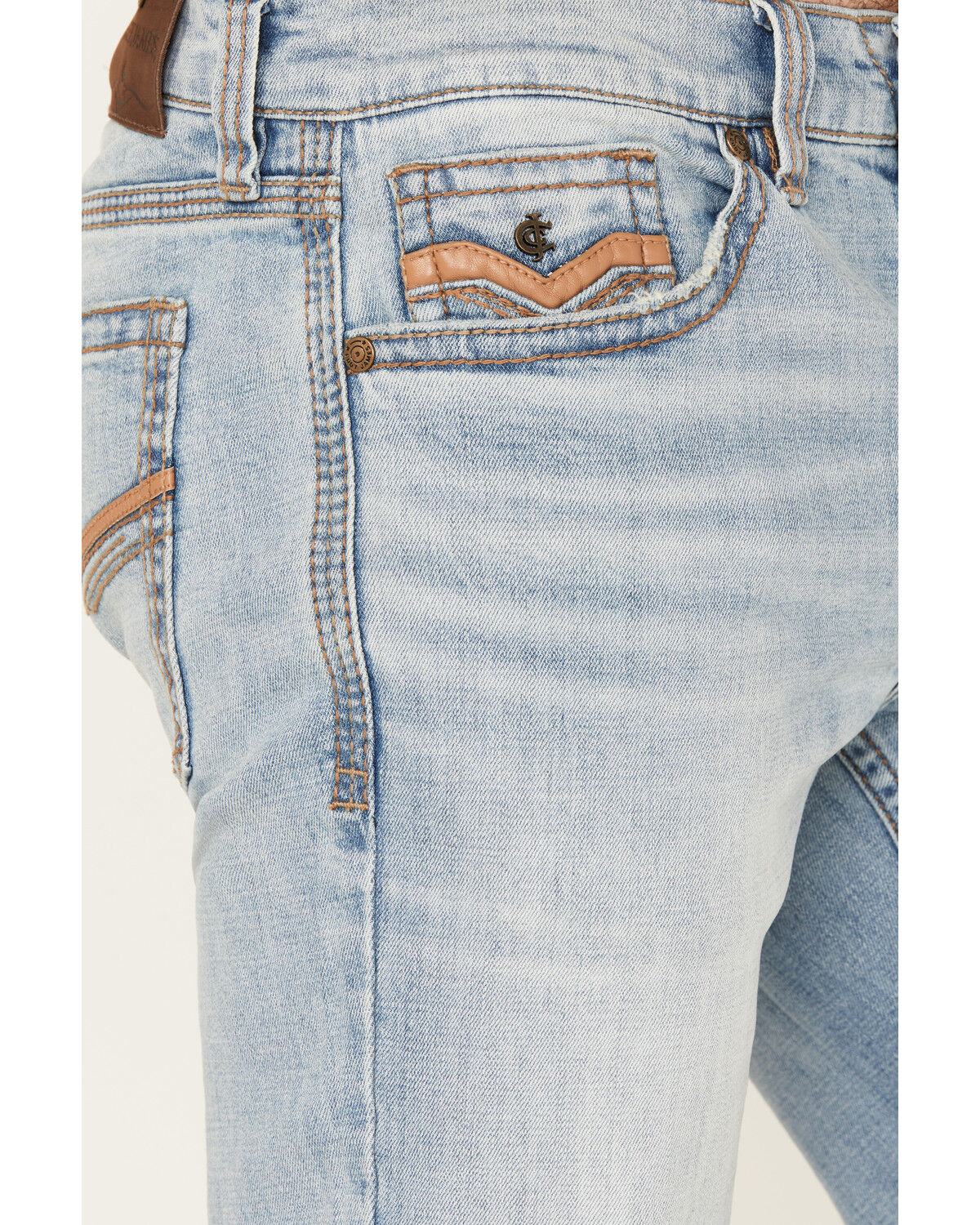 Image #2 - Cody James Men's Duke Relaxed Bootcut Stretch Denim Jeans, Light Wash, hi-res
