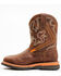 Image #3 - Cody James Men's Disruptor Tyche Chill Zone Soft Pull On Work Boots - Soft Toe, Brown, hi-res
