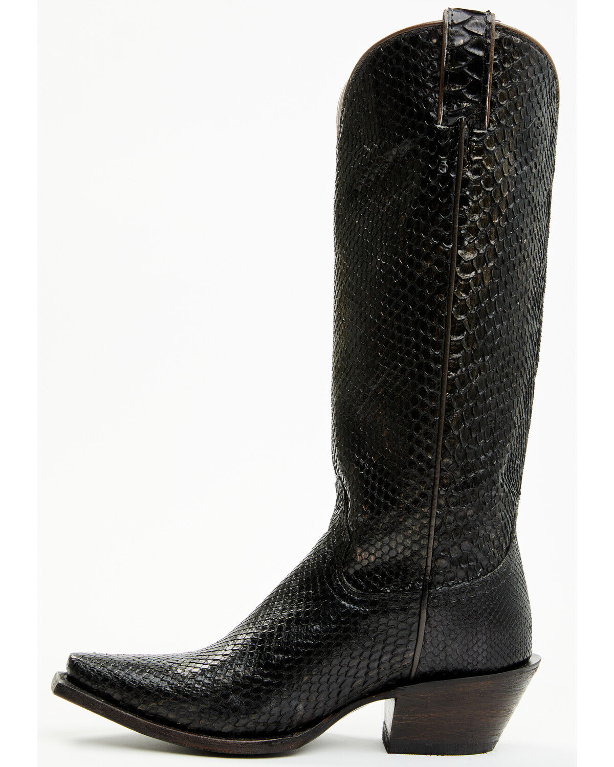 Image #3 - Idyllwind Women's Slay Exotic Python Tall Western Boots - Snip Toe, Black, hi-res