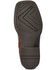 Image #5 - Ariat Girls' Firecatcher Easy Fit Short Western Boots - Wide Square Toe , Brown, hi-res