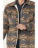 Image #3 - Rock & Roll Denim Men's Southwestern Sherpa Lined Shirt Jacket, Charcoal, hi-res