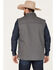 Image #4 - Cowboy Hardware Men's Ranch Canvas Berber Sherpa Lined Vest, Charcoal, hi-res