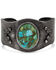Image #1 - Montana Silversmiths Women's Shadows On The Water Turquoise Cuff Bracelet, Silver, hi-res