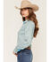 Image #2 - Cinch Women's TENCEL&trade; Striped Long Sleeve Button-Down Western Shirt, Multi, hi-res