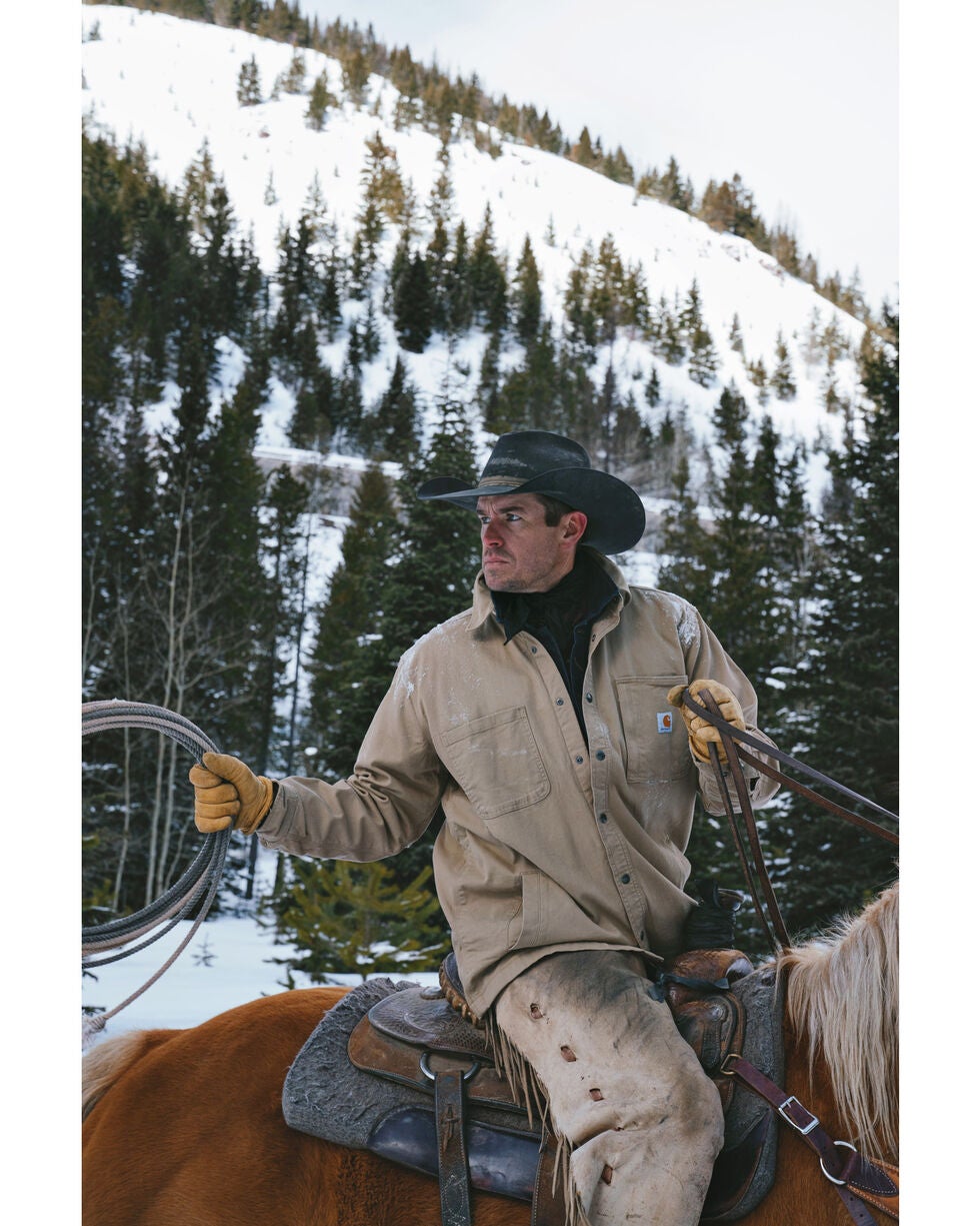 Carhartt Men's Big & Tall Rugged Flex Rigby Shirt Jacket