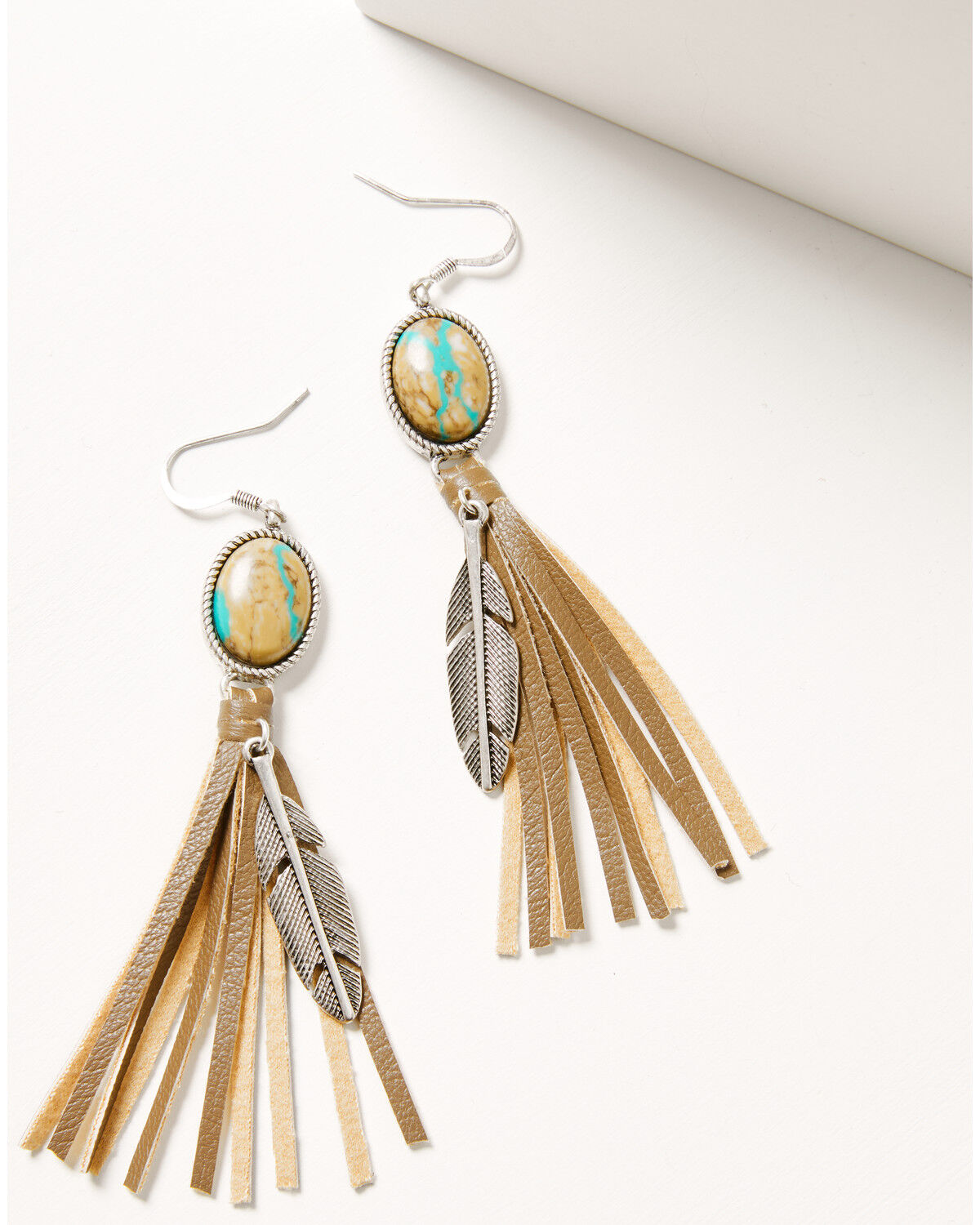 Image #1 - Shyanne Women's Sedona Sky Fringe Earrings, Silver, hi-res