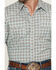 Image #3 - Rock & Roll Denim Men's Medallion Print Long Sleeve Snap Stretch Western Shirt, Teal, hi-res