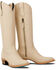 Image #1 - Lane Women's Plain Jane Tall Western Boots - Round Toe, Ivory, hi-res