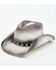 Cody James Men's Ombre Gray Bartolome Straw Hat, Grey, hi-res