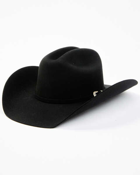 Cody James Men's 3X Black Self Buckle Band Wool Felt Western Hat, Black, hi-res