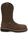 Image #2 - Justin Men's Carbide Waterproof Work Boots - Steel Toe , Brown, hi-res