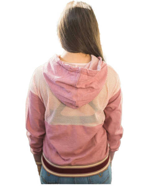 Image #3 - Kimes Ranch Women's Color-Block Somers Dream Embroidered Logo Hoodie , Rose, hi-res