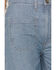 Image #2 - Ariat Women's Idaho Light Wash High Rise Striped Jazmine Wide Leg Jeans , Light Wash, hi-res