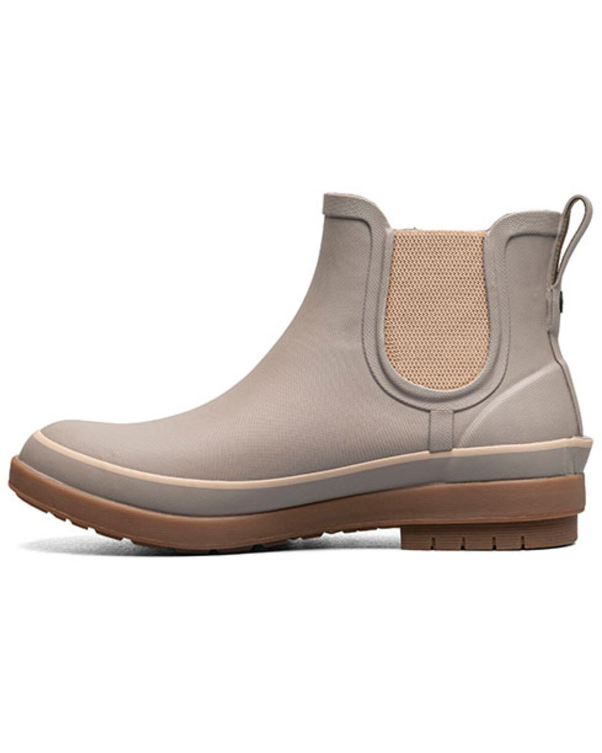 Image #3 - Bogs Women's Amanda Chelsea II Slip-On Rain Boots - Round Toe, Beige, hi-res