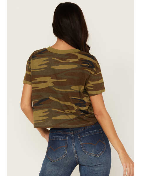 Image #4 - Bohemian Cowgirl Women's Need More Cowboys Graphic Short Sleeve Tee, Olive, hi-res
