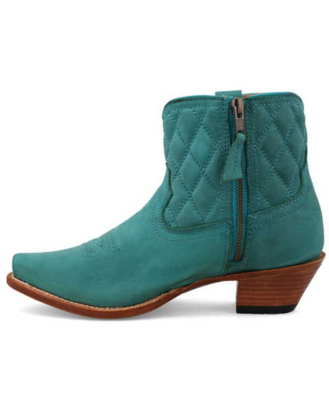 Image #3 - Twisted X Women's 6" Steppin' Out Booties - Snip Toe , Blue, hi-res