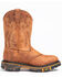 Cody James Men's 11" Decimator Western Work Boots - Soft Toe, Brown, hi-res