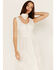 Image #3 - Scully Women's Lace-Up Jacquard Maxi Dress, Ivory, hi-res