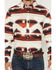 Image #3 - RANK 45&reg; Men's The Chief Southwestern Print Long Sleeve Button-Down Stretch Western Shirt, Multi, hi-res
