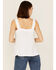 Image #4 - Wrangler Retro Women's Crochet Knit Lace Tank Top, White, hi-res