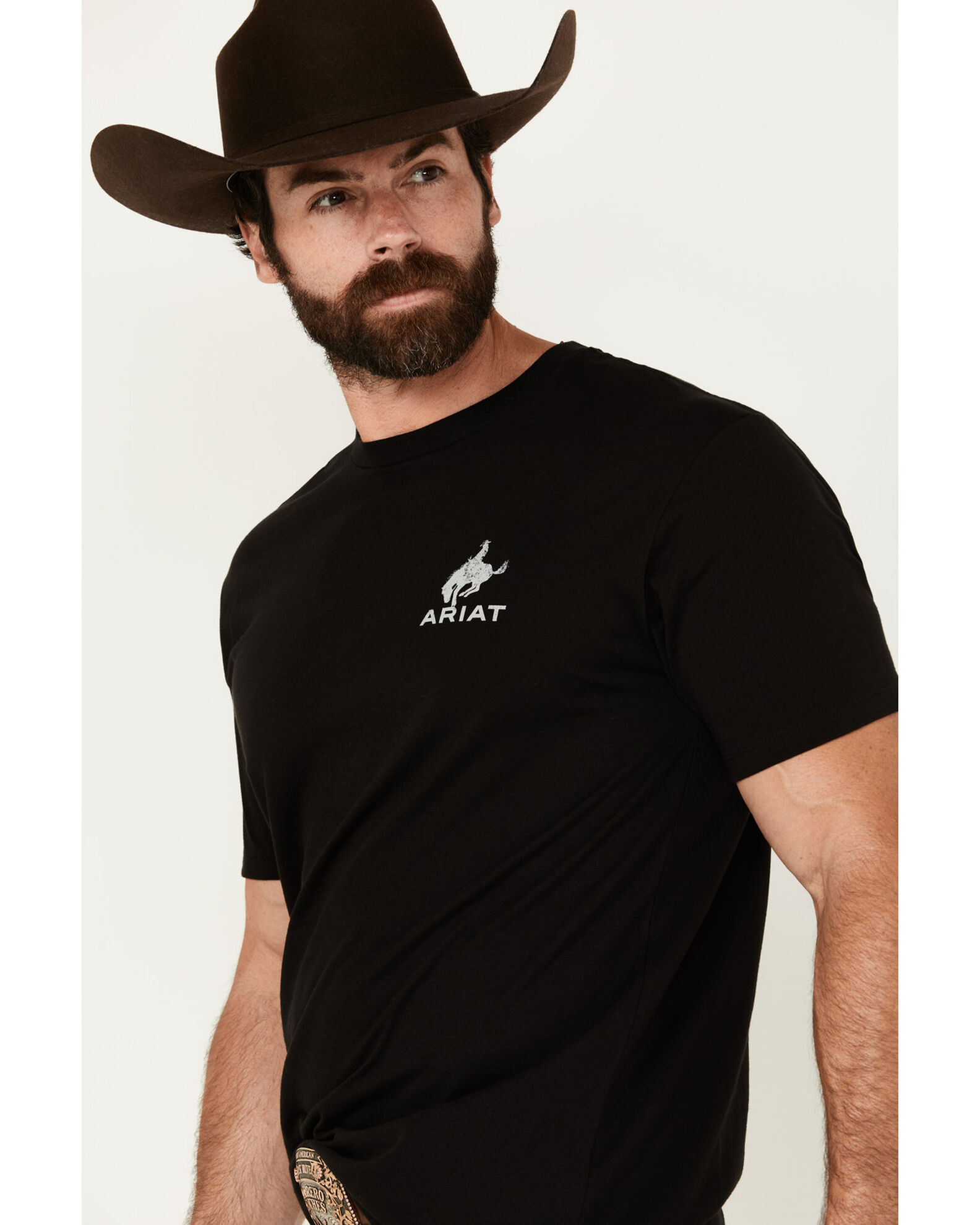 Ariat Men s Boot Barn Exclusive Bronco Flag Short Sleeve Graphic T Shirt Sheplers
