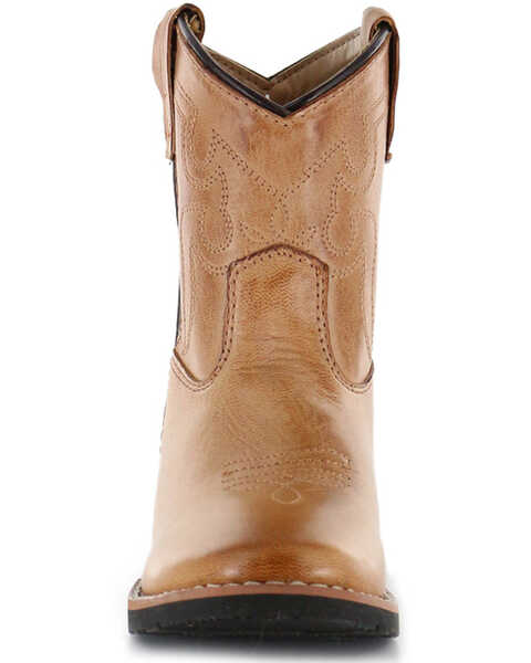 Image #4 - Cody James Toddler Boys' Showdown Western Boots - Round Toe, Tan, hi-res