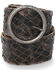 Image #1 - Bed Stu Women's Dreamweaver Woven Western Belt, Black, hi-res