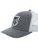 Image #5 - Hooey Men's Bronx Shield Patch Trucker Cap, Grey, hi-res