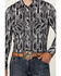 Image #3 - Rock & Roll Denim Men's Southwestern Print Long Sleeve Snap Stretch Western Shirt, Black, hi-res