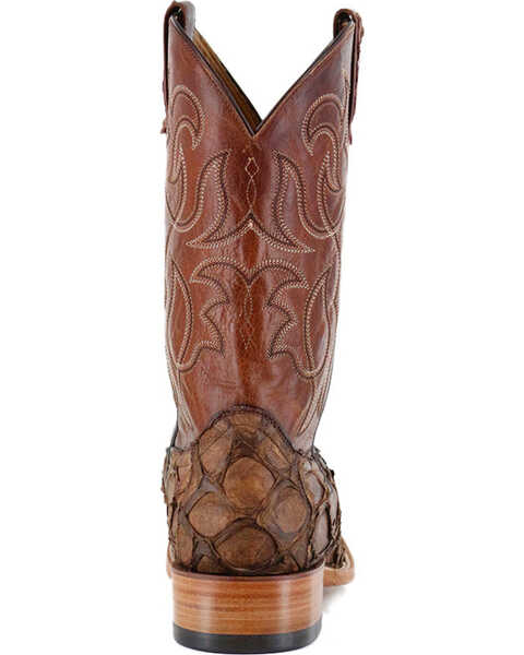 Image #13 - Cody James Men's Pirarucu Exotic Boots - Broad Square Toe, Brown, hi-res