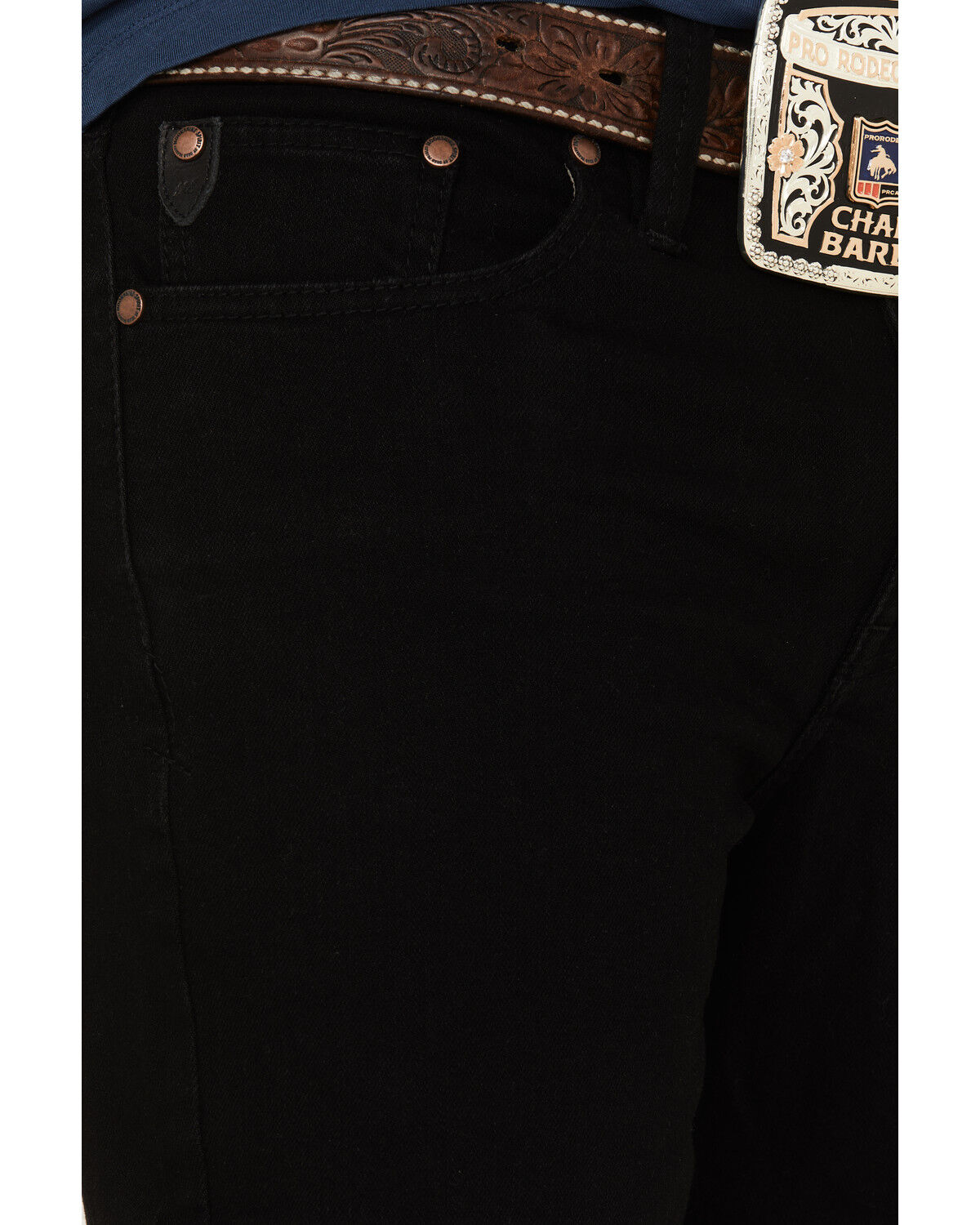 Image #2 - Moonshine Spirit Men's Night Star Stretch Slim Straight Jeans, Black, hi-res