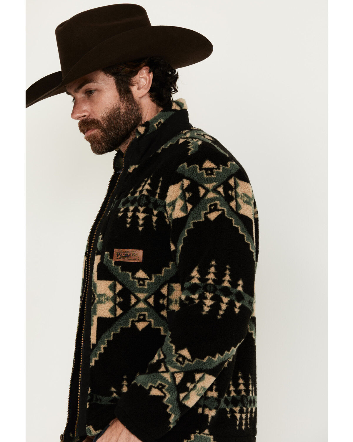 Image #2 - Pendleton Men's Tahuya Berber Canvas Jacket, Black, hi-res