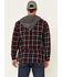 Image #4 - Flag & Anthem Men's Holloway Large Plaid Print Hooded Shirt Jacket, Multi, hi-res