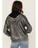 Image #4 - Revel Women's Metallic Sparkle Hoodie, Silver, hi-res