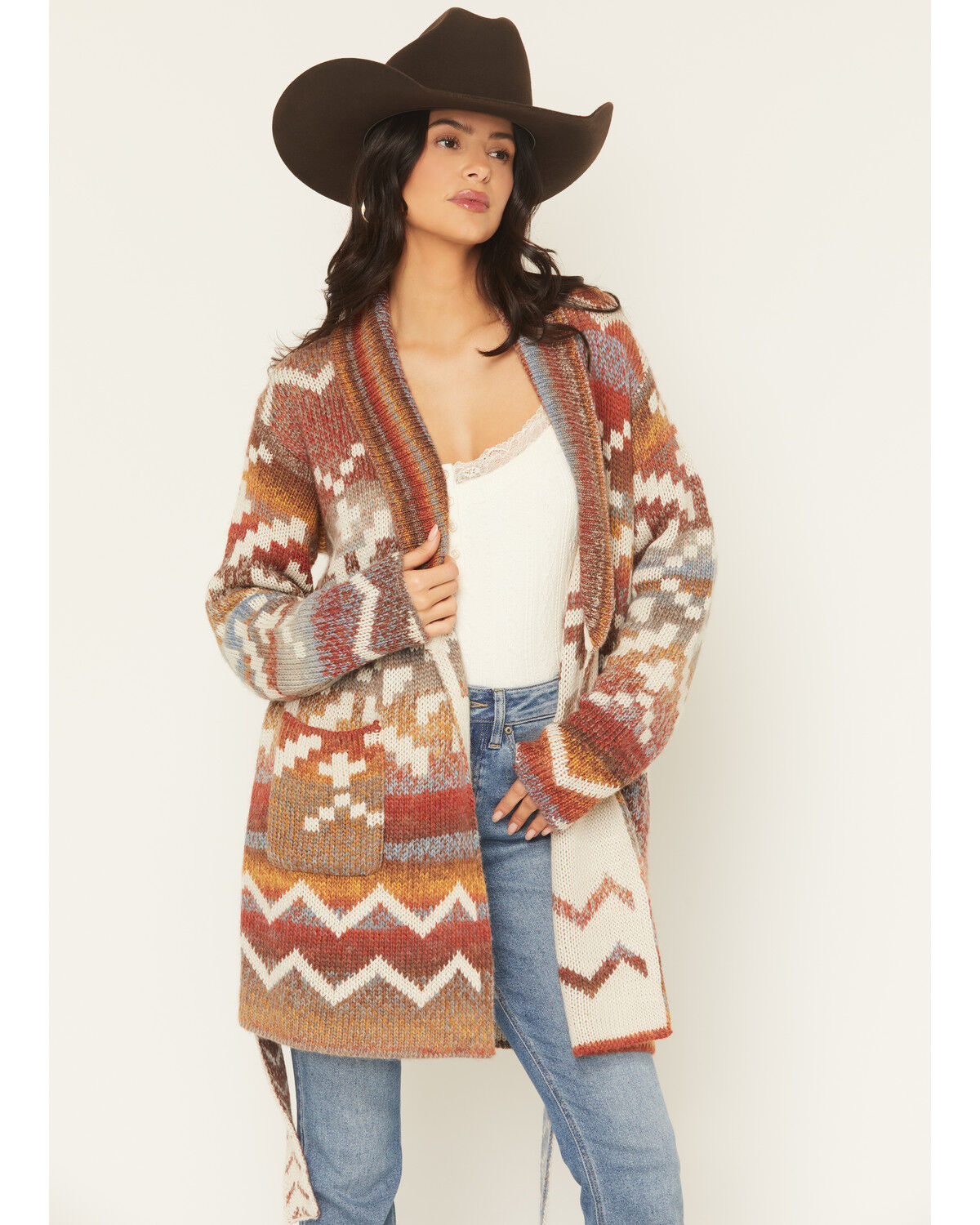 Image #1 - Idyllwind Women's Sugartree Cardigan, Cherry, hi-res