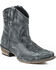 Roper Women's Dusty Distressed Booties - Snip Toe, Black, hi-res